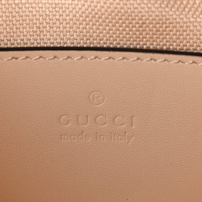 Gucci Denim Monogram Textured Dollar Calfskin Super Mini Ophidia Shoulder Bag Light Beige Denim 6 of 10