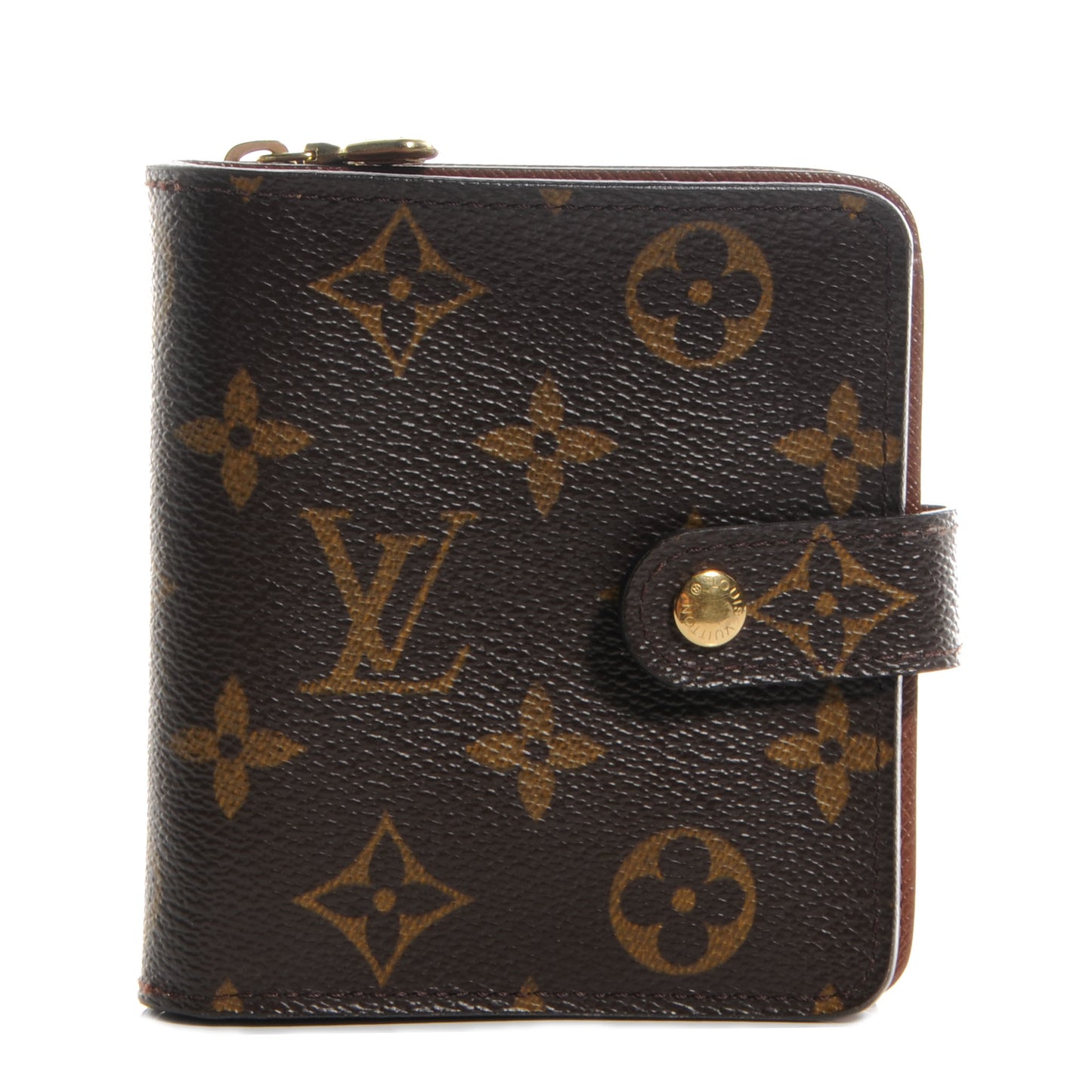 Monogram Compact Zippe Zipped Wallet
