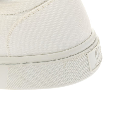 Christian Louboutin Canvas Simplerui Flat Sneakers 38.5 White 9 of 12