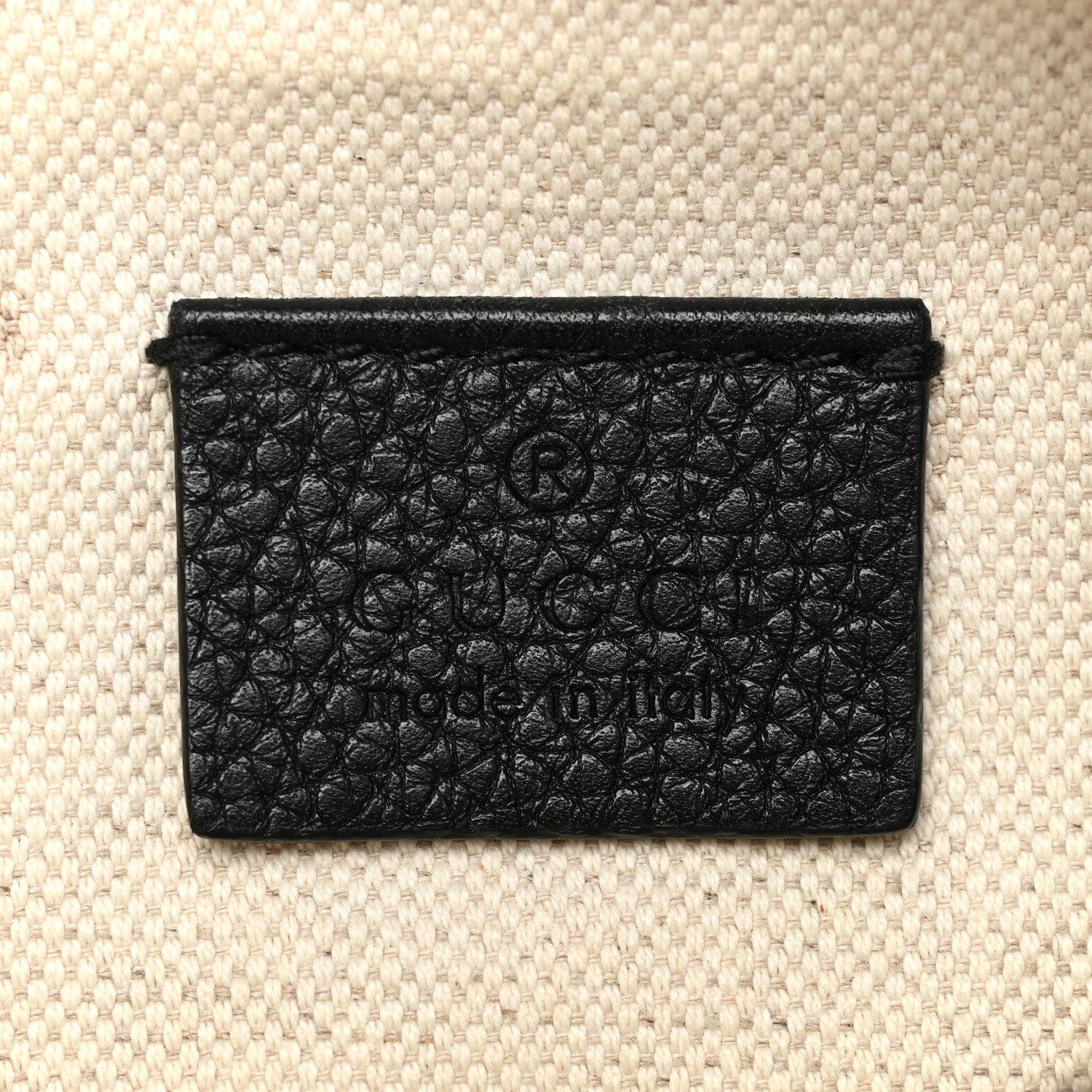 Gucci Grained Calfskin Small Logo Belt Bag Black 6 of 8