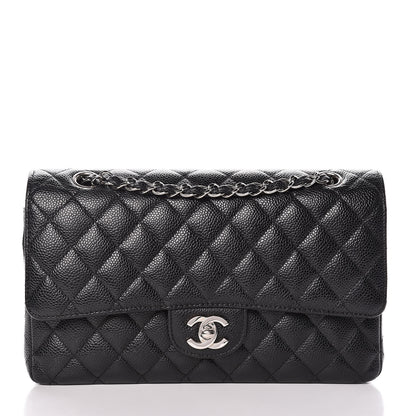 Chanel Caviar Quilted Medium Double Flap Black 1 of 14