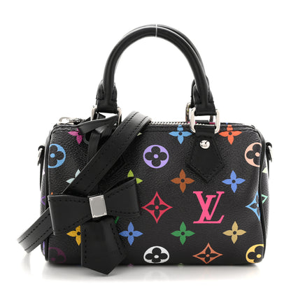 Louis Vuitton LV X TM Monogram Multicolor Nano Speedy Black 1 of 10