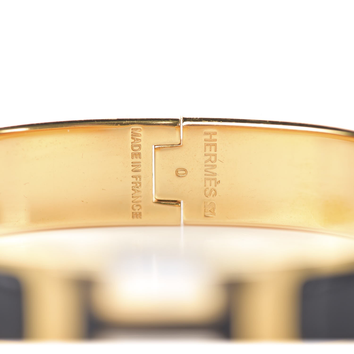 Hermes Enamel Narrow Clic Clac H Bracelet PM Black 4 of 4