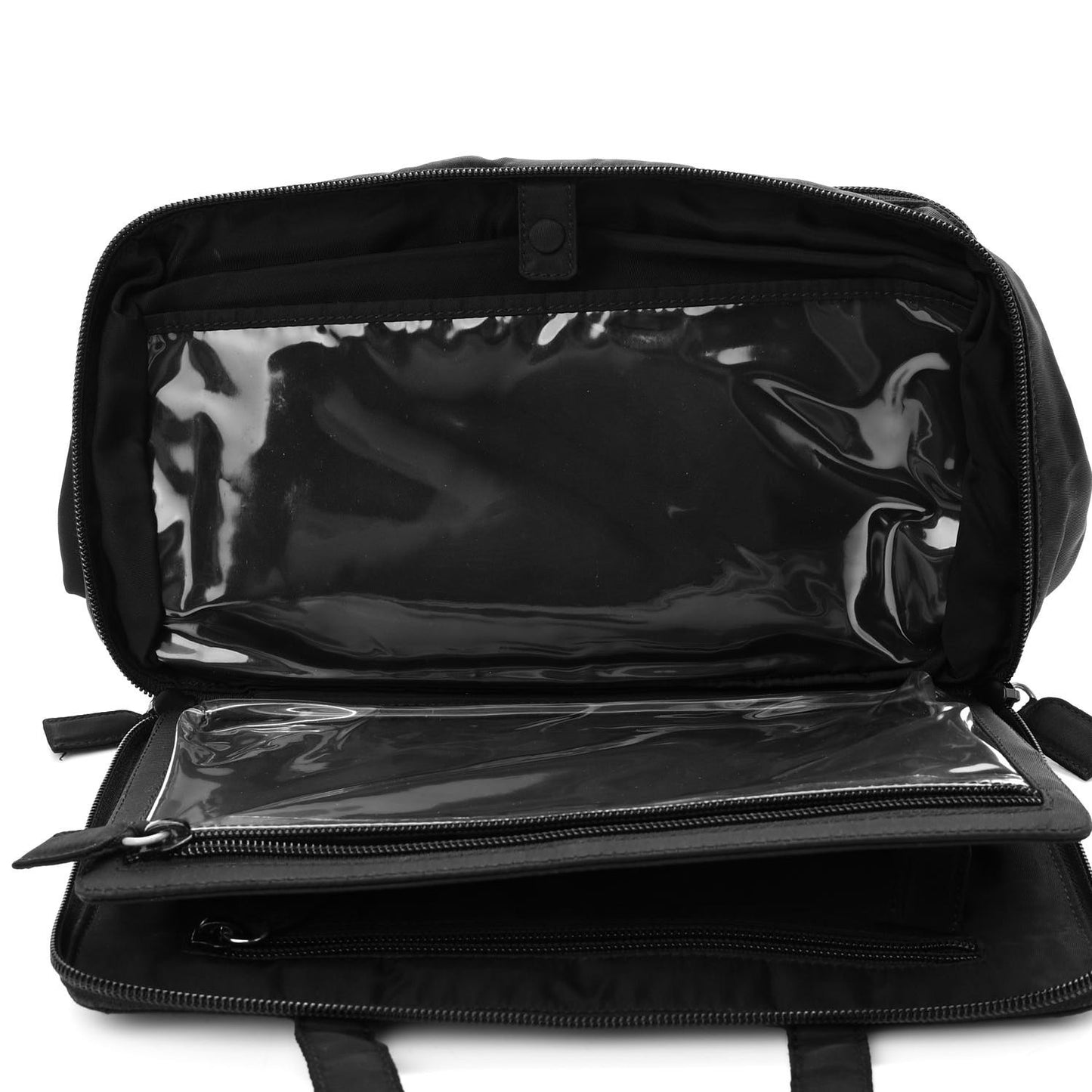 Tessuto Nylon Briefcase Black