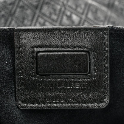 Saint Laurent Calfskin Monogram Deli Paper Bag  Vintage Black 6 of 10