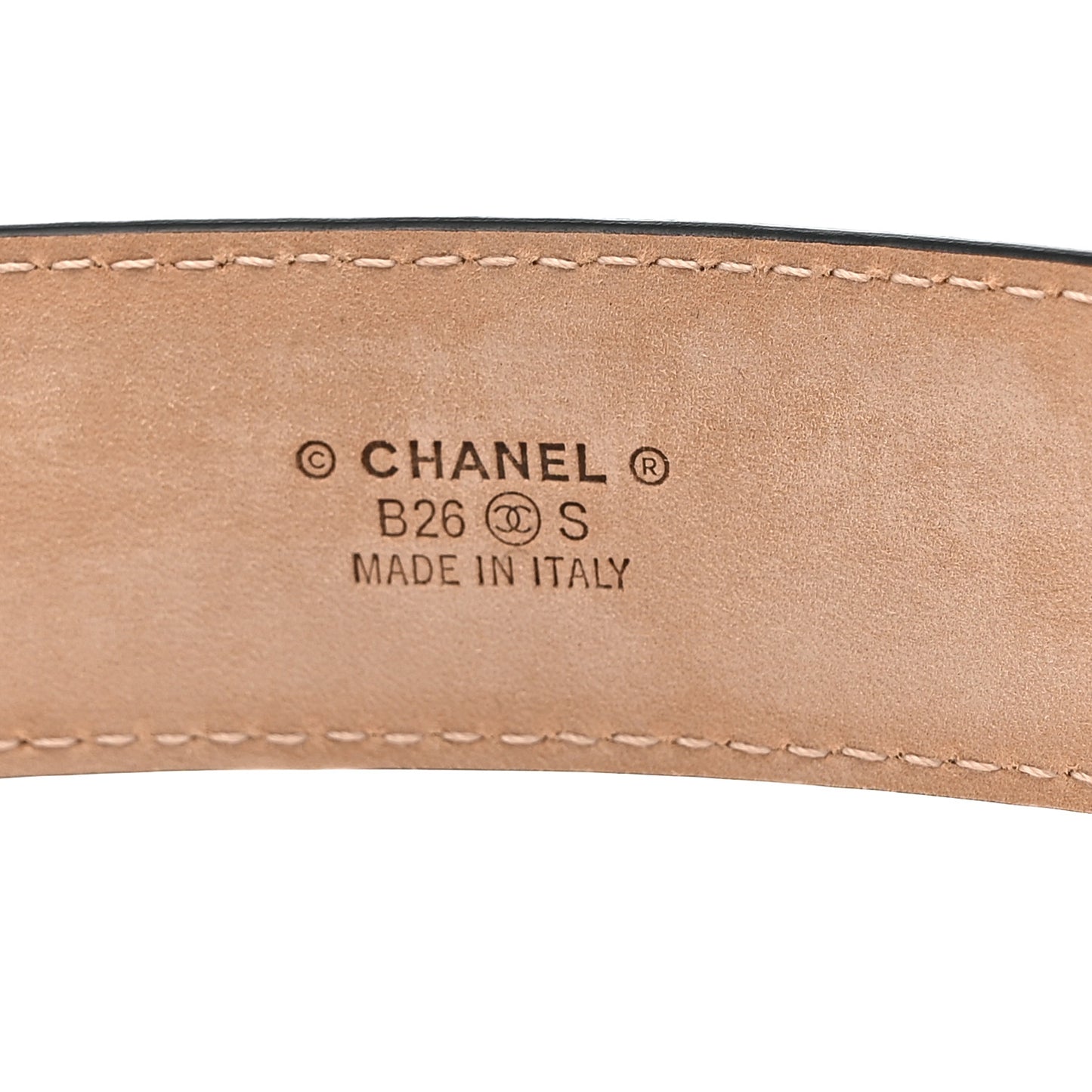 Crocodile Embossed Calfskin Belt 85 34 Black