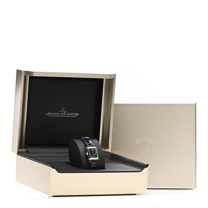 Jaeger-LeCoultre Stainless Steel Alligator Diamond 21mm Reverso Classic Duetto Manual Winding Watch Q2668432 5 of 5