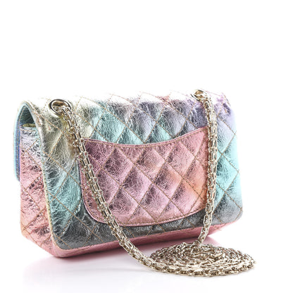 Chanel Metallic Goatskin Quilted Mini 2.55 Reissue Flap Multicolor 2 of 11