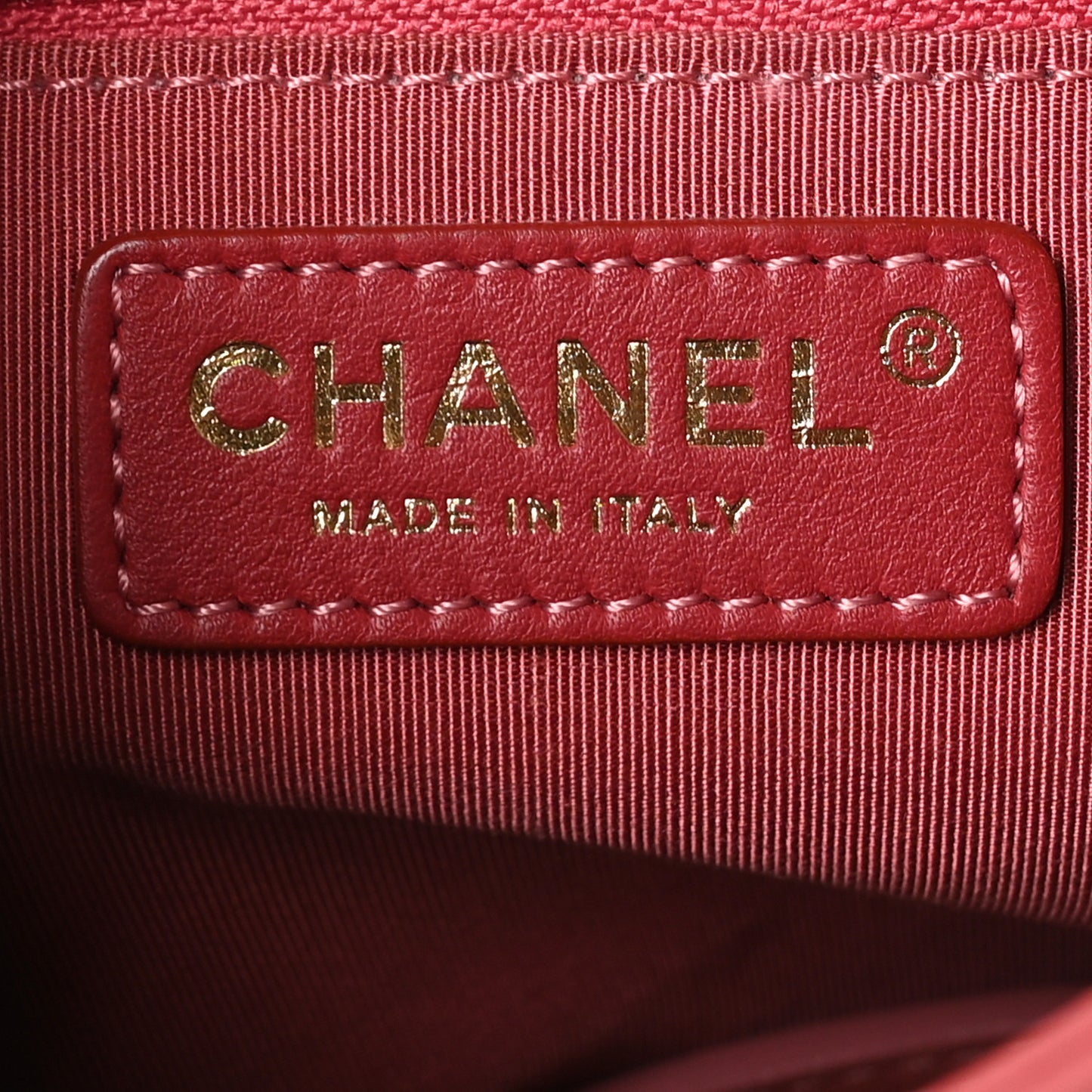 Calfskin Stitched Small Flap Bag Pink