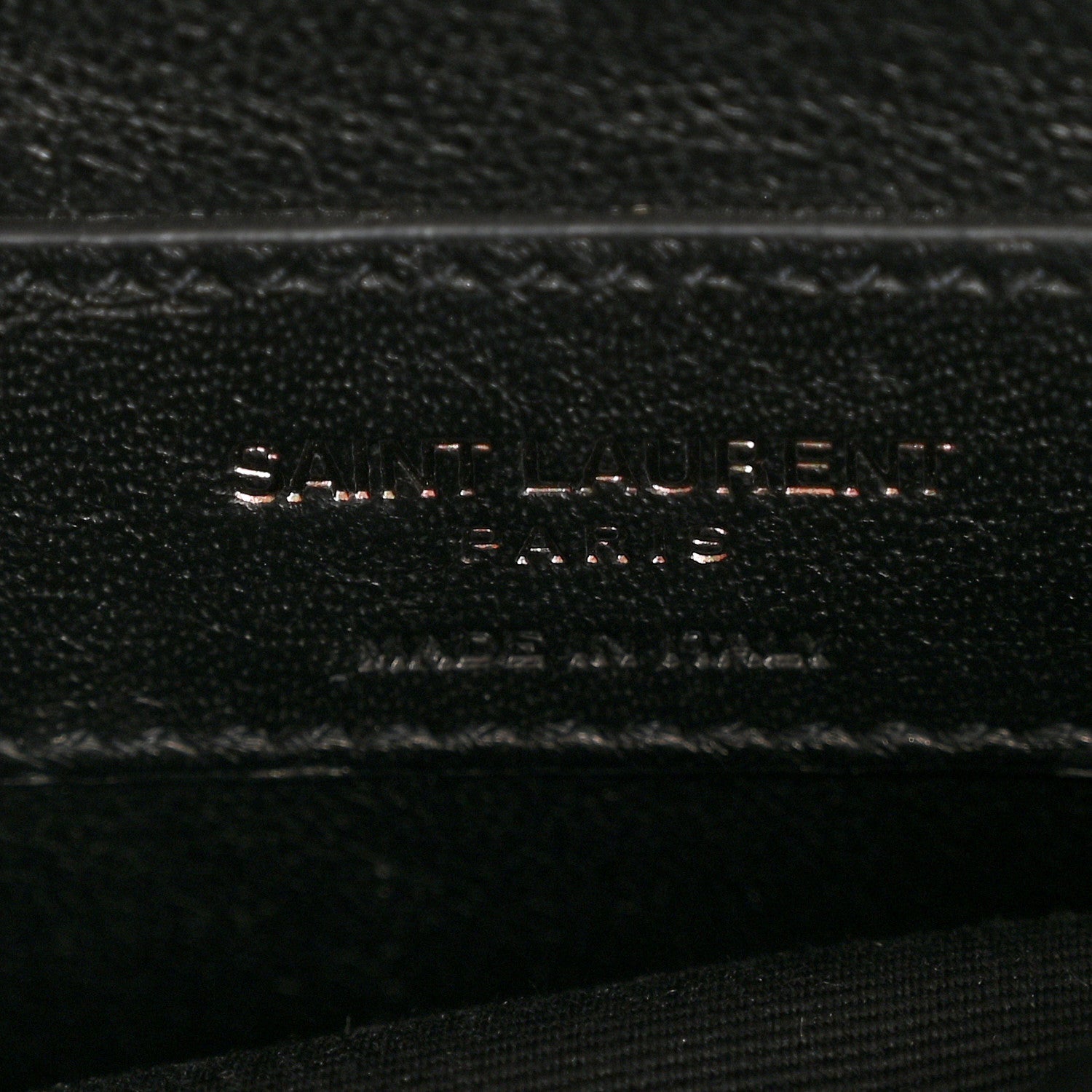 Saint Laurent Sheepskin Matelasse Chevron Monogram Medium College Bag Black 6 of 14