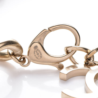 Chanel Tweed CC Padlock Chain Necklace Gold Multicolor 5 of 5