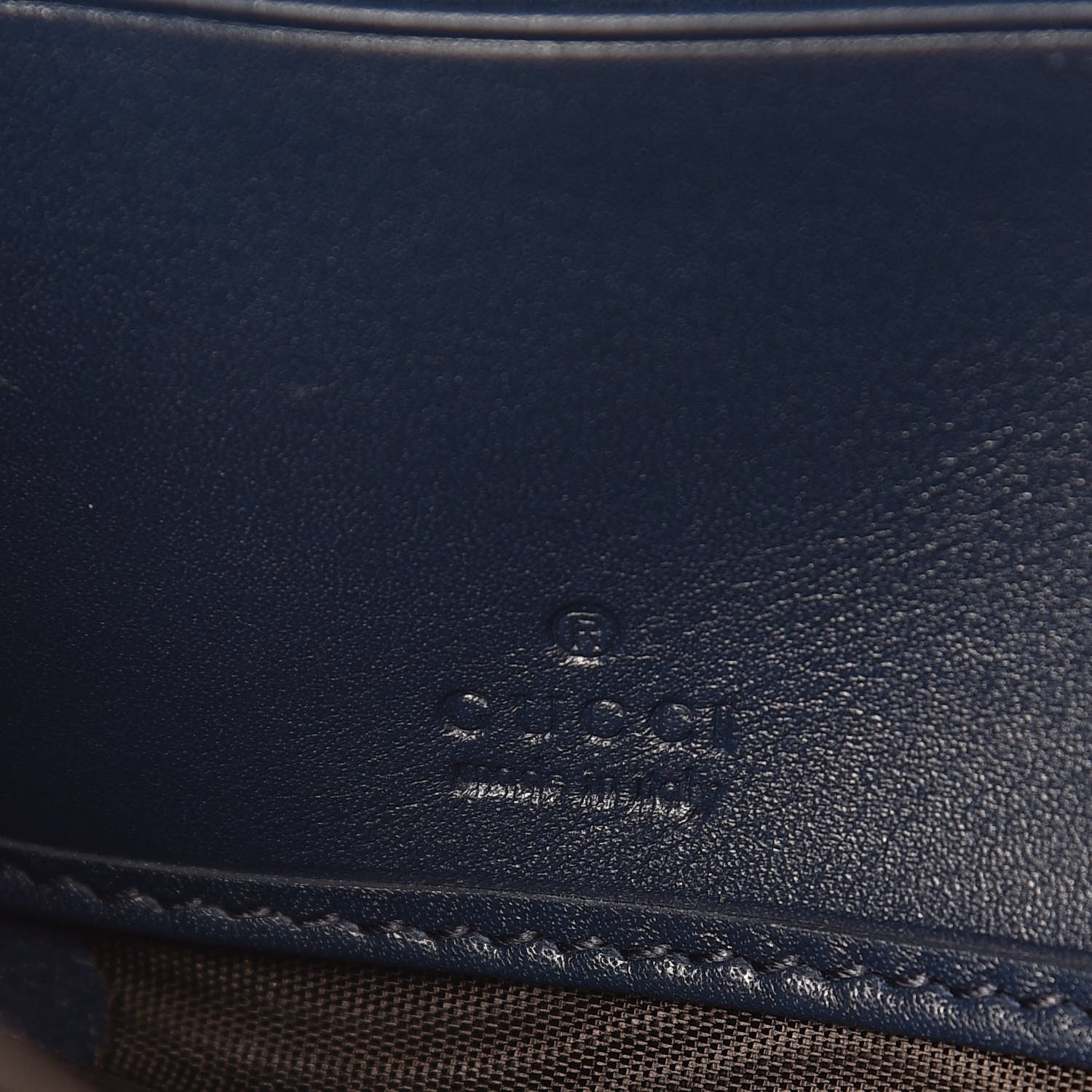 Gucci Calfskin Matelasse GucciGhost GG Marmont Zip Around Wallet Blue Agata Hibiscus Red 6 of 7
