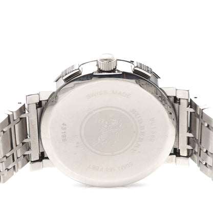 Burberry Stainless Steel 40mm Heritage Chronograph Quartz Watch Navy BU1360 5 of 6
