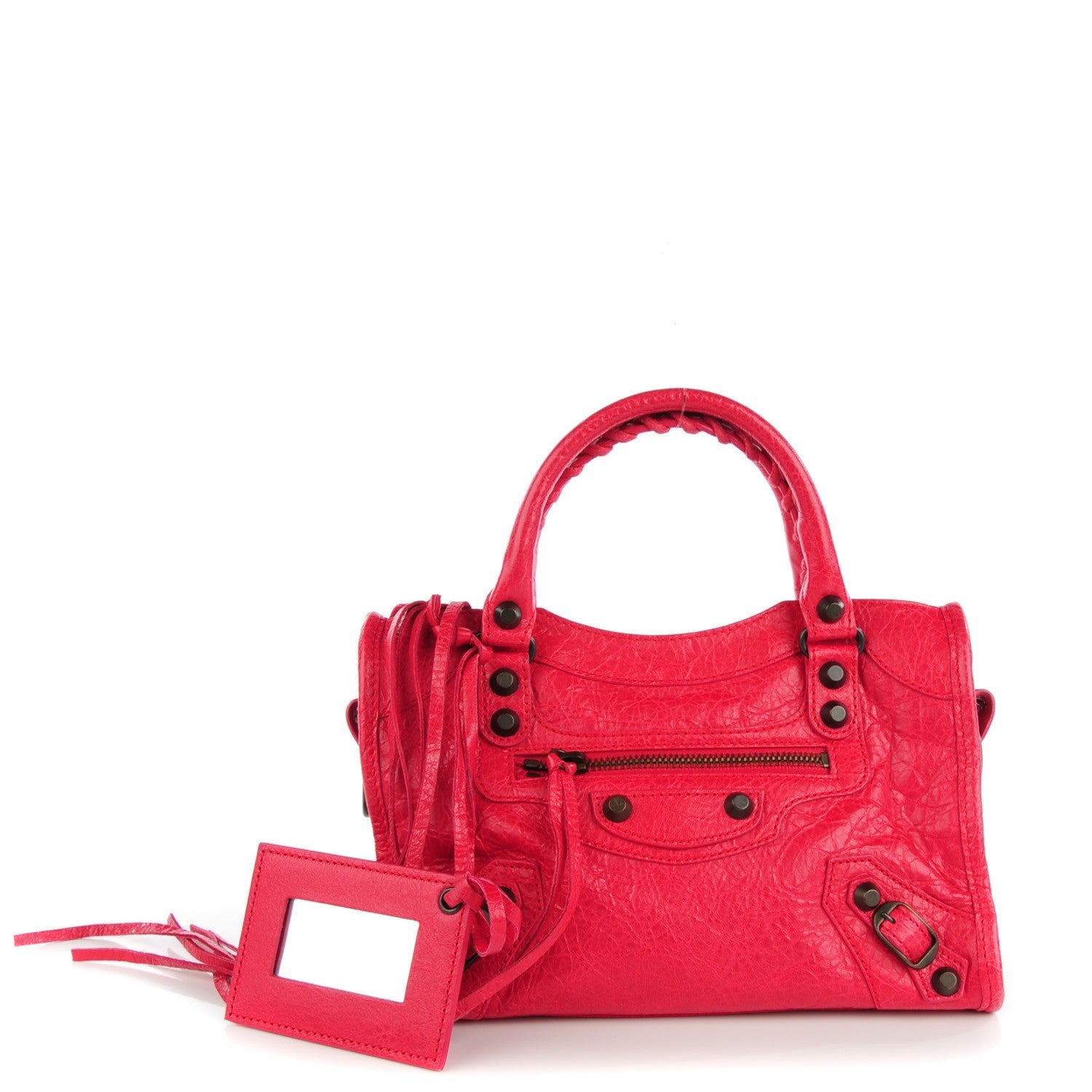 Balenciaga Agneau Classic Hardware Mini City Rose Thulian 1 of 8