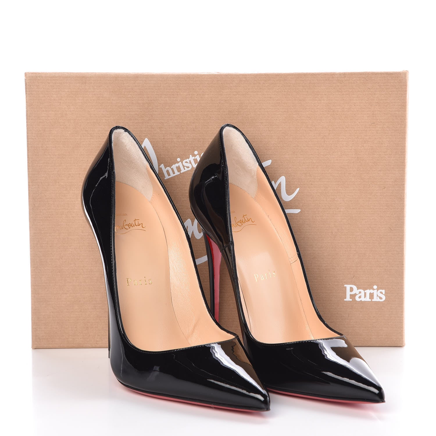 Christian Louboutin Patent So Kate 120 Pumps 38 Black 9 of 9