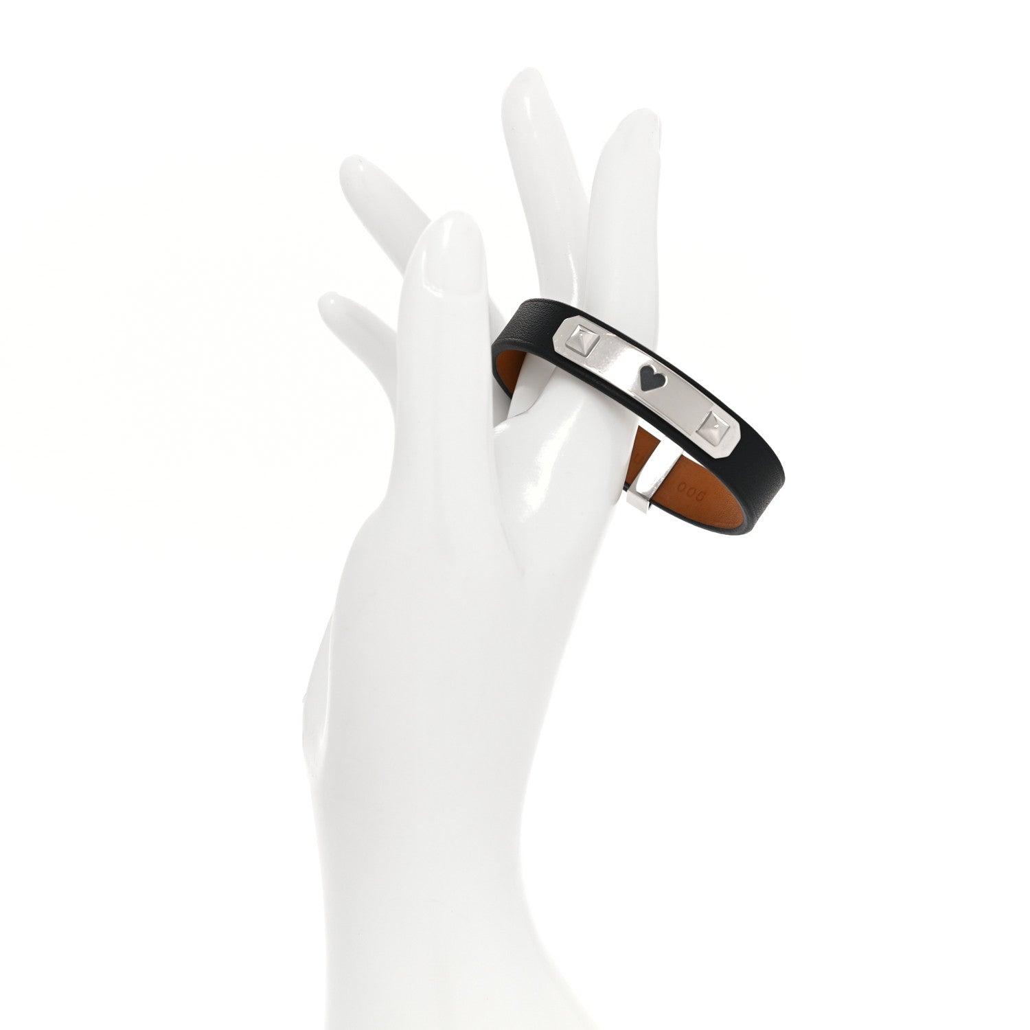 Hermes Swift As De Coeur Bracelet T2 Black 2 of 6