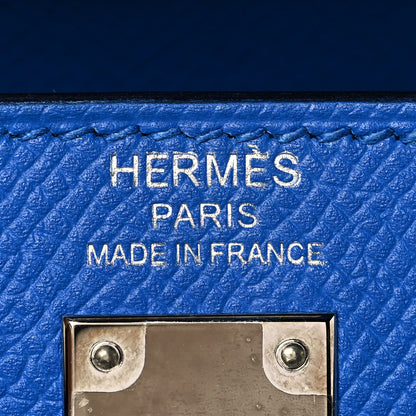 Hermes Epsom Kelly Sellier 25 Bleu Zellige 24 of 38