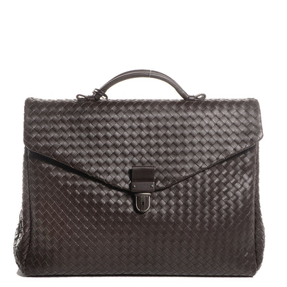 Bottega Veneta Intrecciato VN Briefcase Ebano 1 of 12