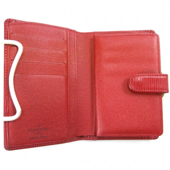 Epi French Purse Wallet Red