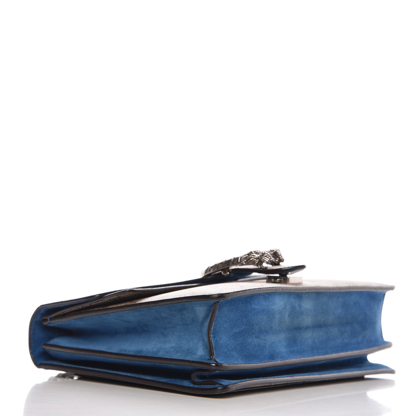GG Supreme Monogram Medium Dionysus Shoulder Bag Blue