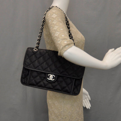Chanel Caviar French Riviera Flap Black 2 of 10