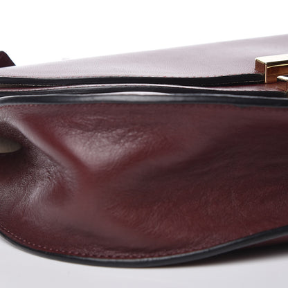 Chloe Calfskin Georgia Crossbody Bag Bordeaux 14 of 15