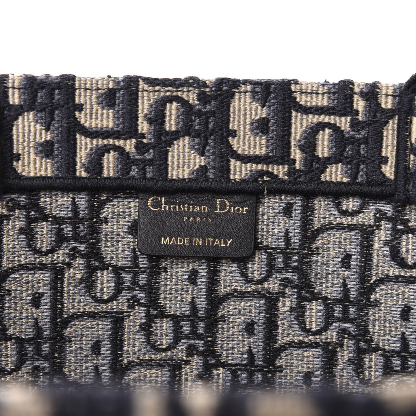 Oblique Book Tote Blue Multicolor