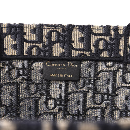 Christian Dior Oblique Book Tote Blue Multicolor 6 of 10