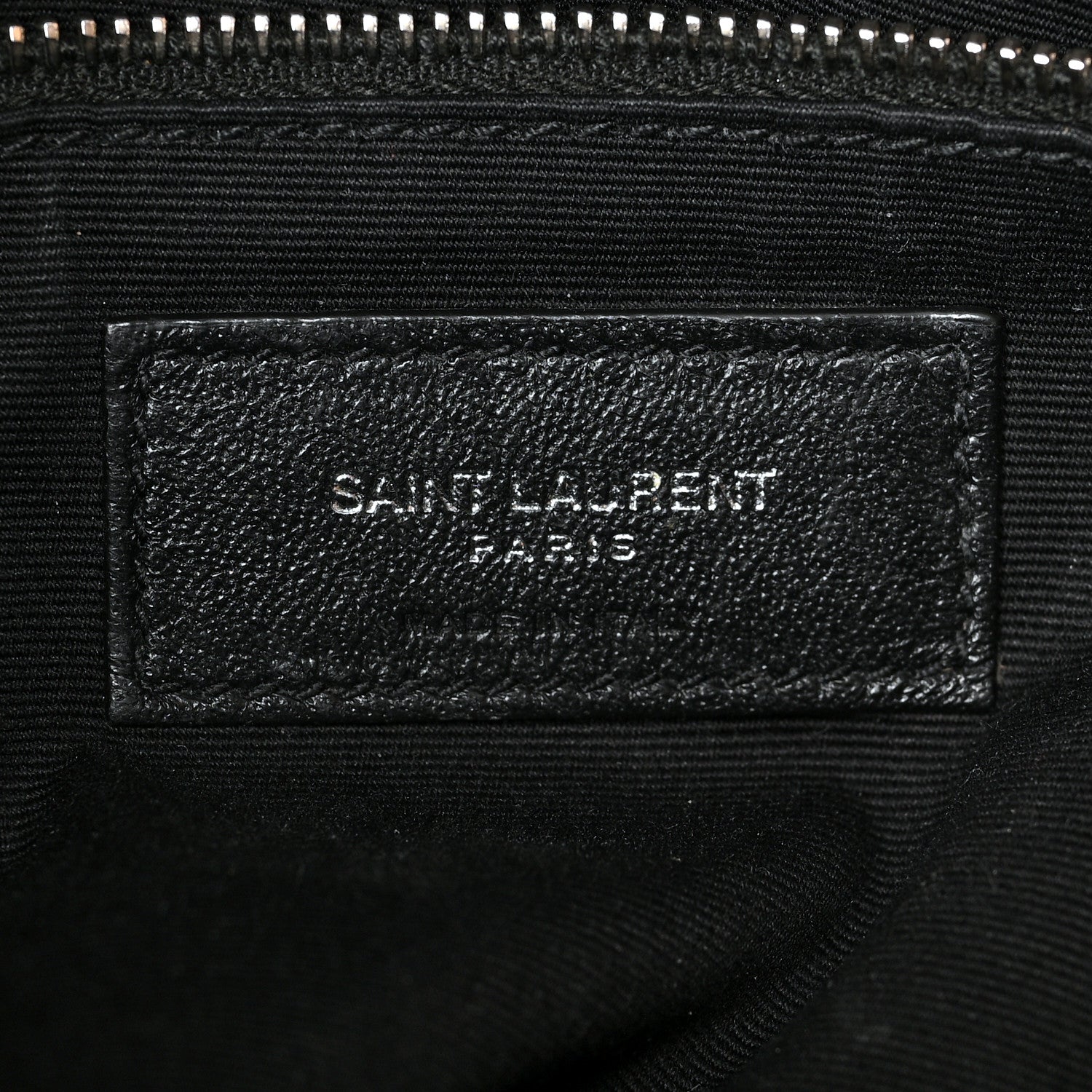 Saint Laurent Lambskin Quilted Small Loulou Puffer Monogram Chain Satchel Black 6 of 11