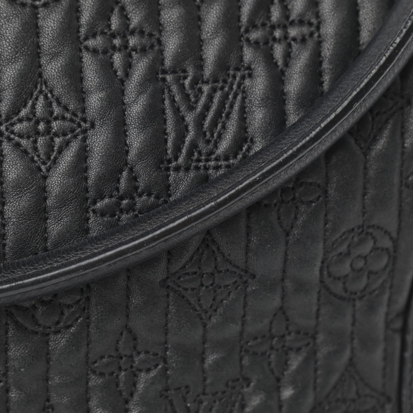 Monogram Lambskin Antheia Ixia PM Black