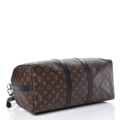 Louis Vuitton Monogram Macassar Keepall Bandouliere 45 4 of 9