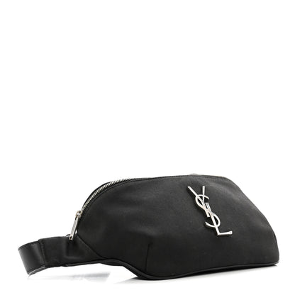 Saint Laurent Canvas Monogram Belt Bag Black 4 of 10