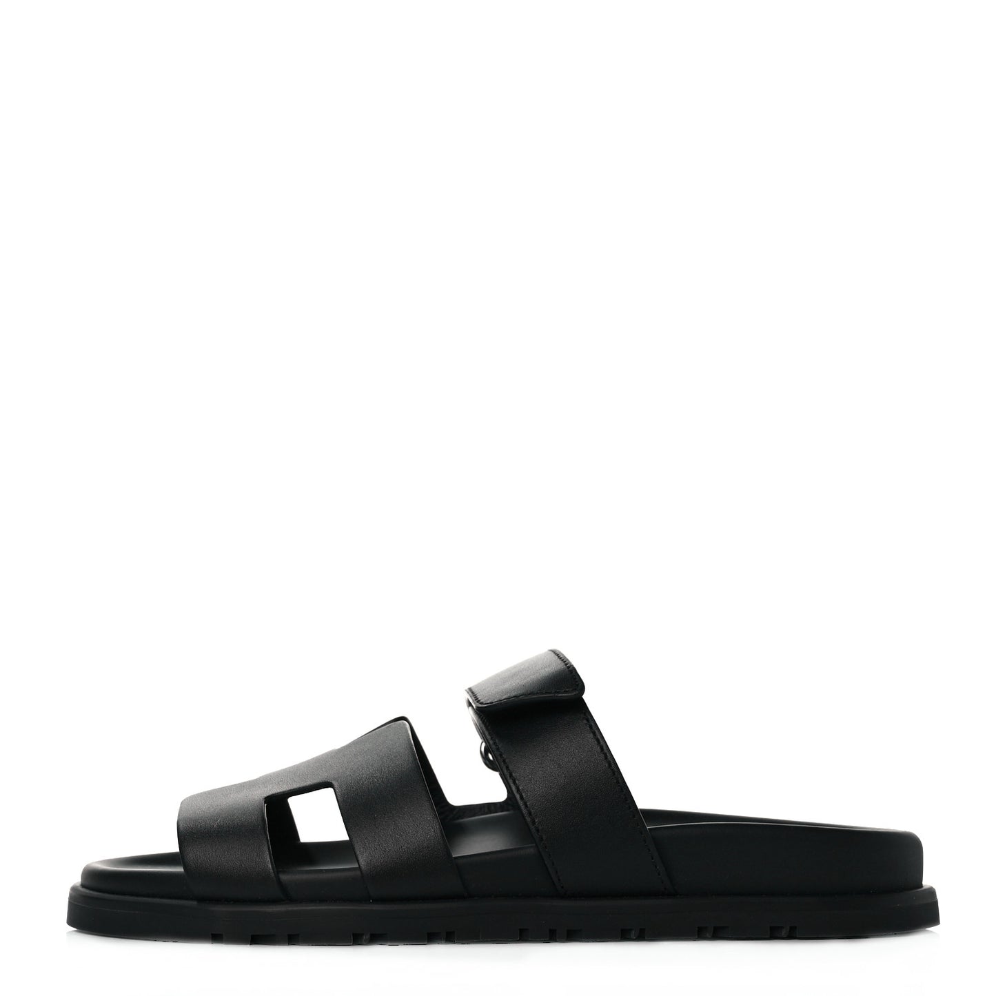 Calfskin Womens Chypre Sandals 38 Black