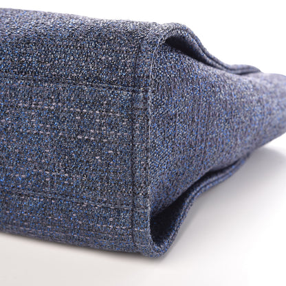 Chanel Lurex Boucle Small Deauville Tote Blue 9 of 9
