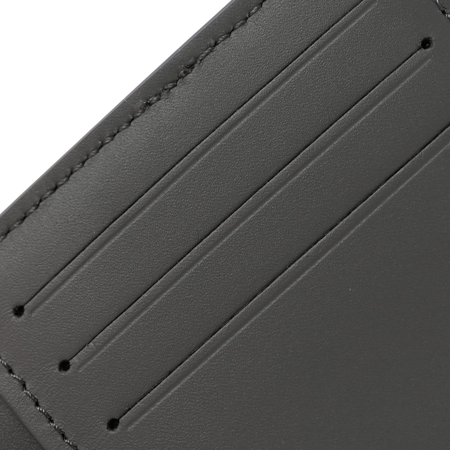 Calfskin Monogram Shadow Pocket Organizer Antarctic Grey