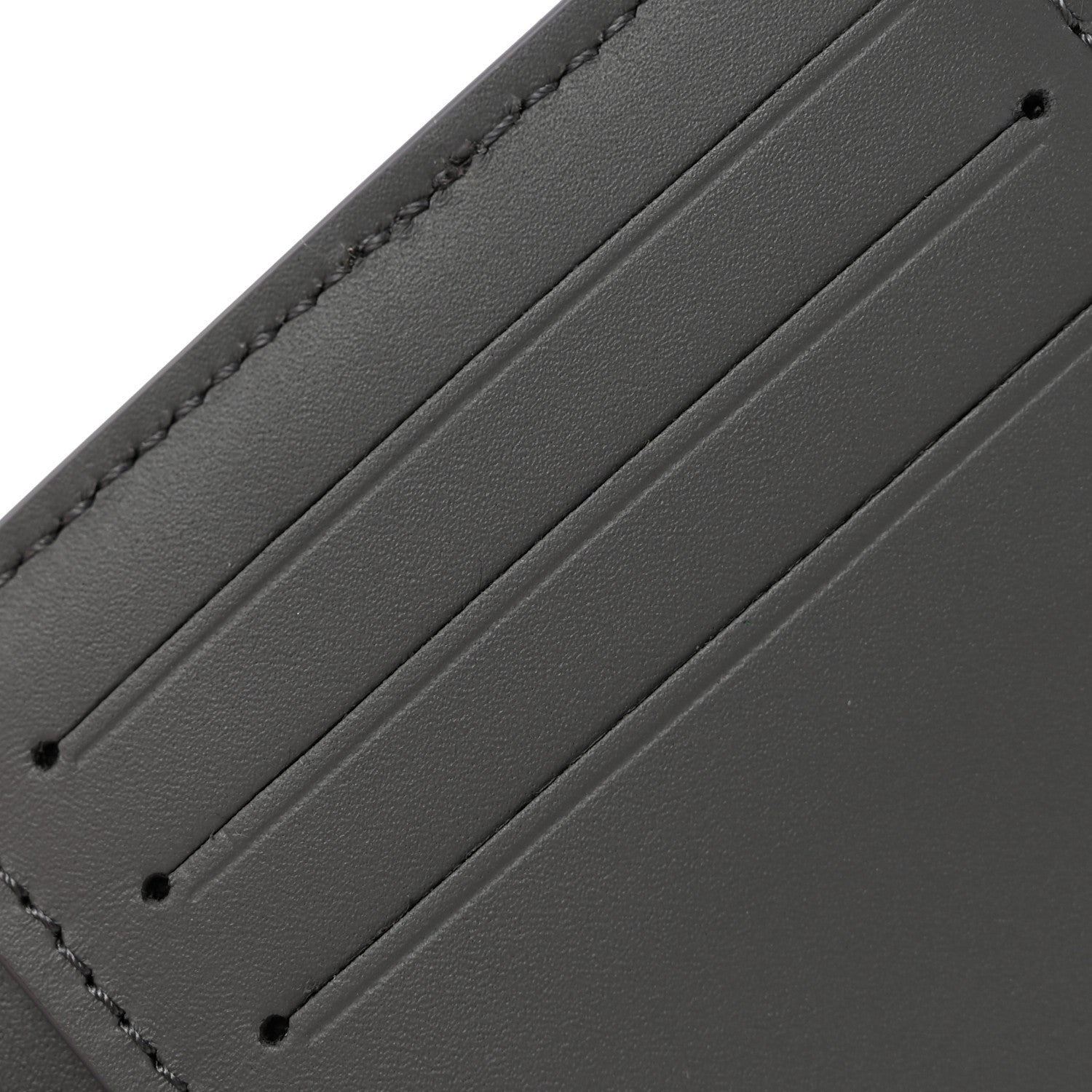 Louis Vuitton Calfskin Monogram Shadow Pocket Organizer Antarctic Grey 7 of 9
