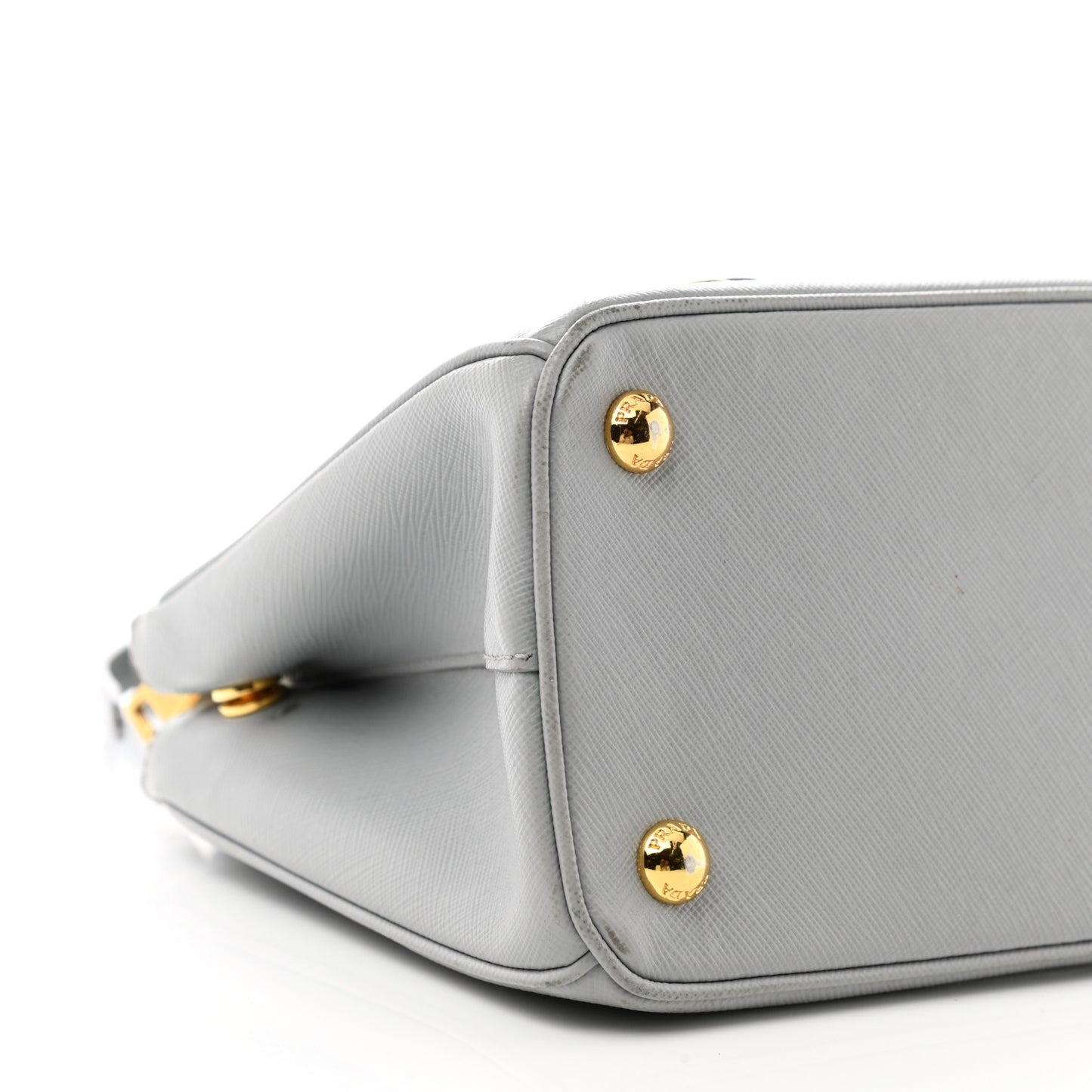 Saffiano Small Galleria Double Zip Tote Granito