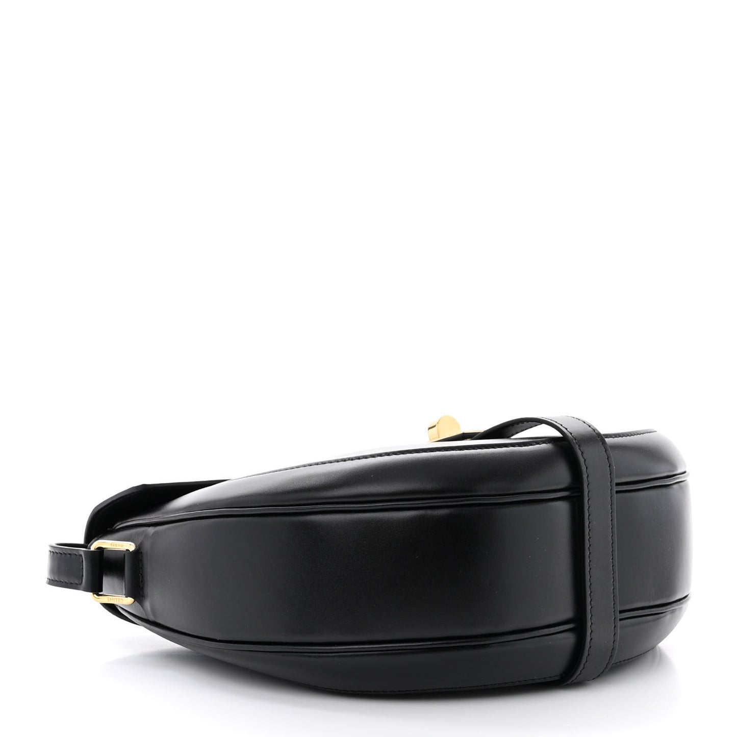 Satinated Calfskin Medium Besace 16 Black