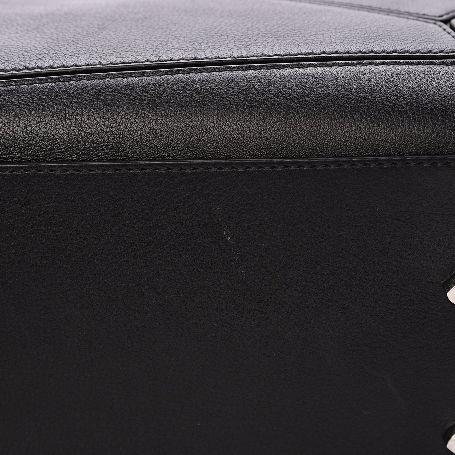Calfskin Medium Puzzle Bag Black