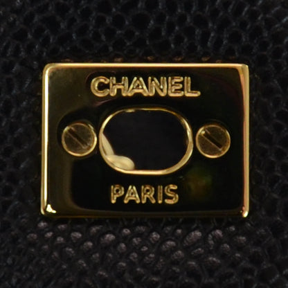 Chanel Caviar Quilted Maxi Double Flap Black 5 of 9