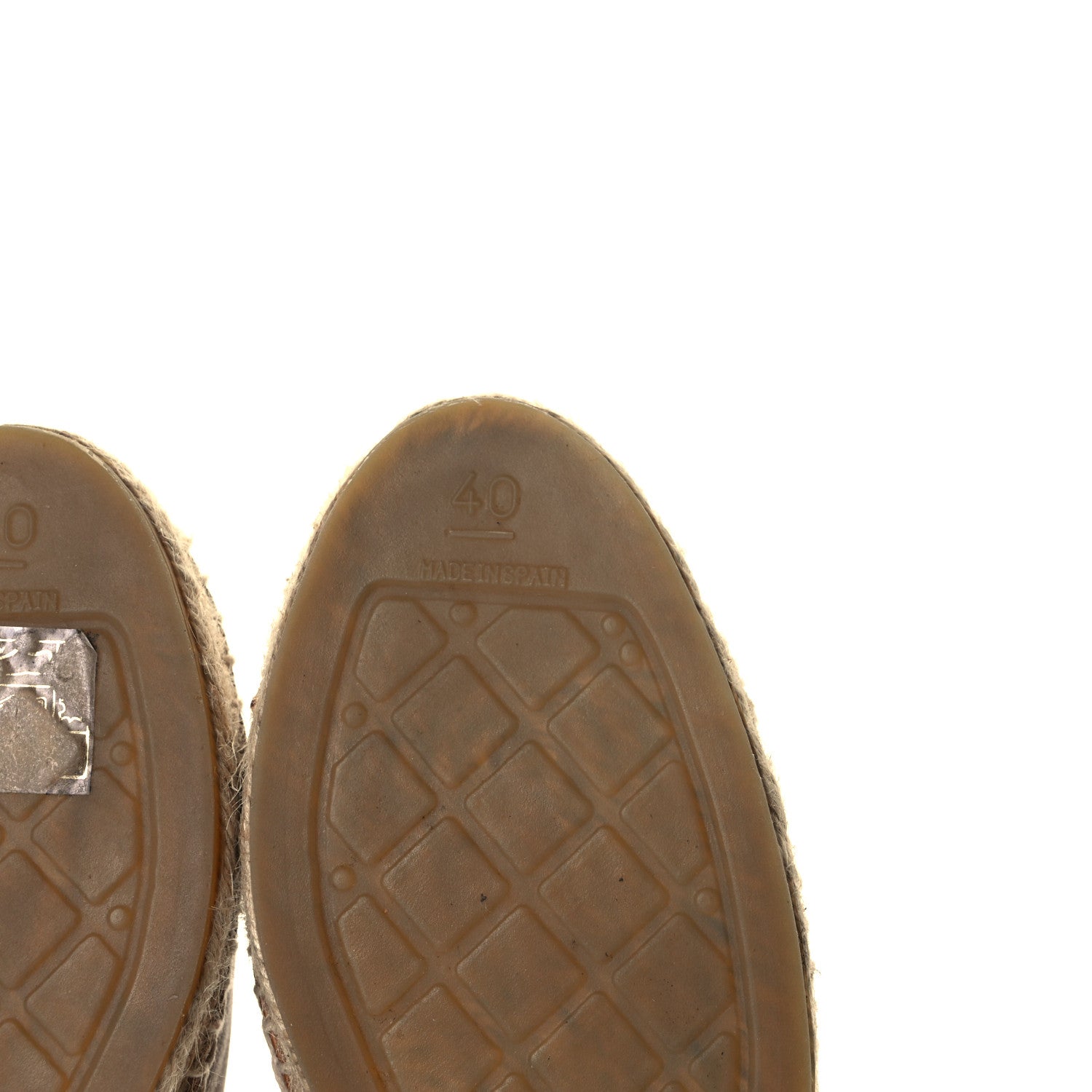 Chanel Calfskin CC Espadrille Mules 40 Light Brown 20 of 24