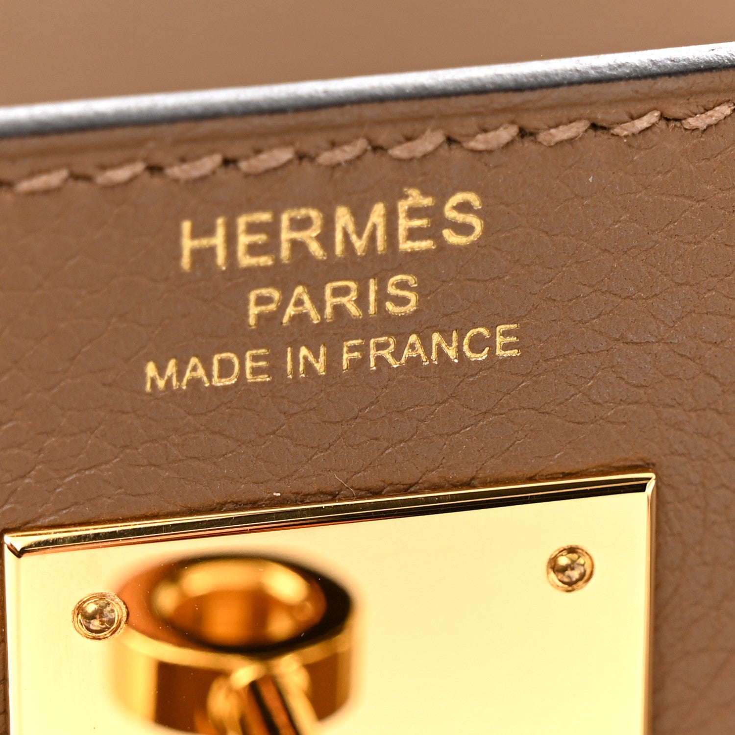 Hermes Evercolor Kelly Retourne 28 Beige De Weimar 6 of 17