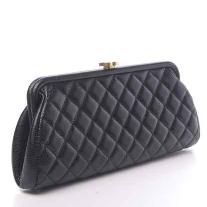 Chanel Caviar Quilted Timeless Clutch Black 3 of 7