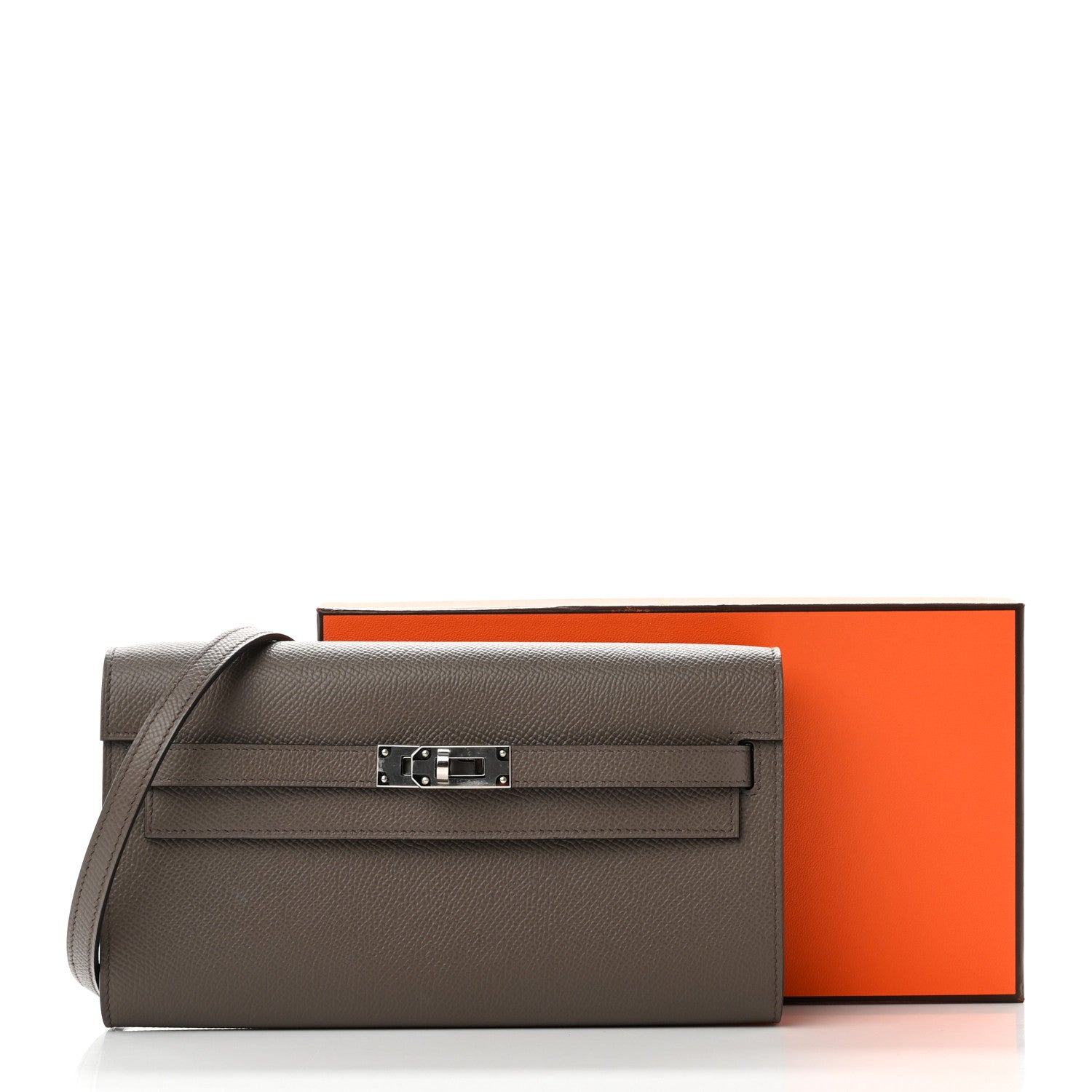 Hermes Epsom Kelly To Go Wallet Etain 7 of 7