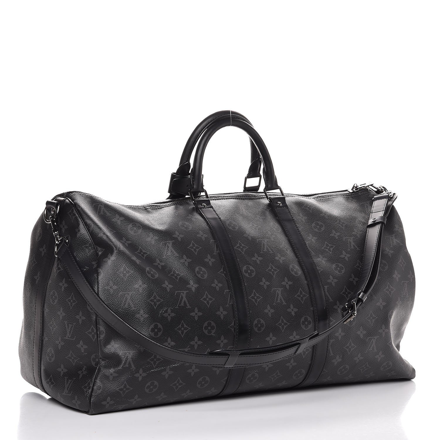Louis Vuitton Monogram Eclipse Keepall Bandouliere 55 3 of 9