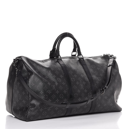 Louis Vuitton Monogram Eclipse Keepall Bandouliere 55 3 of 9