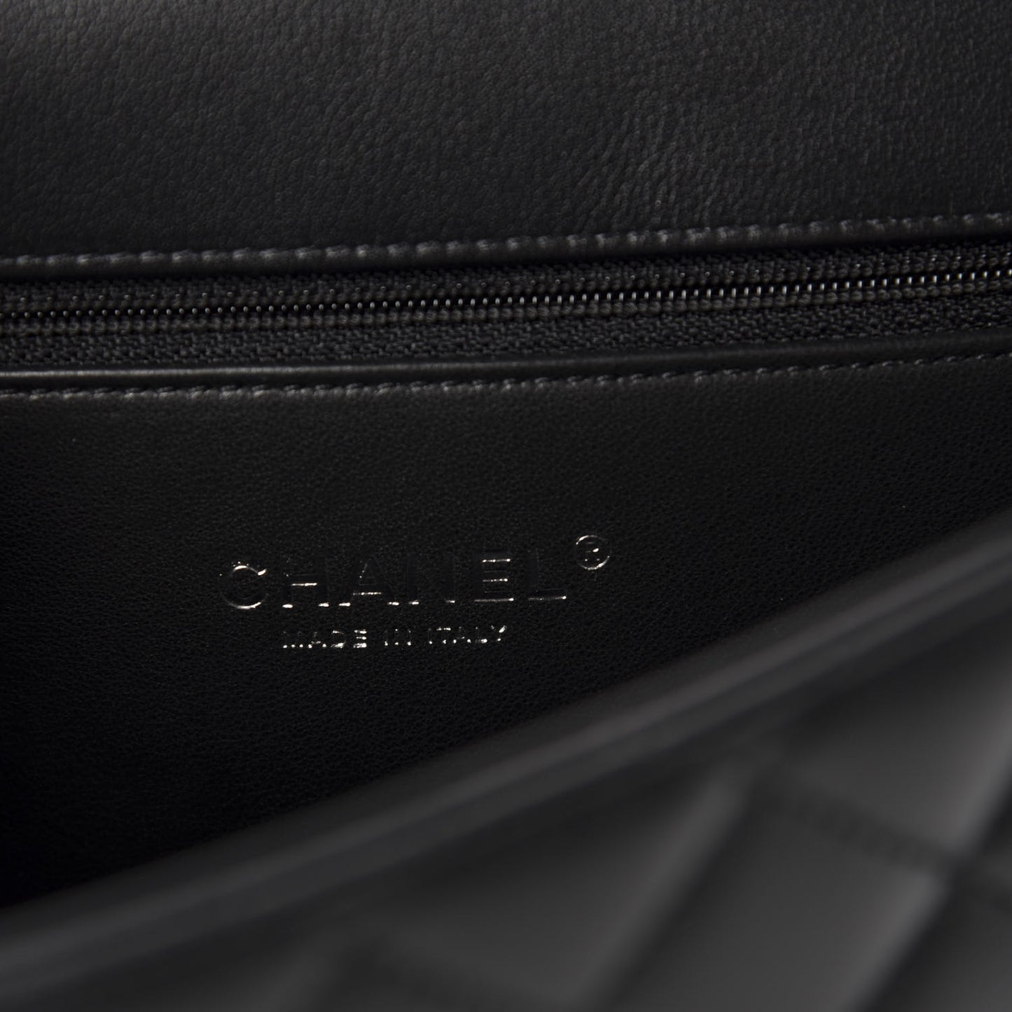 Lambskin Quilted Small CC Filigree Flap Black