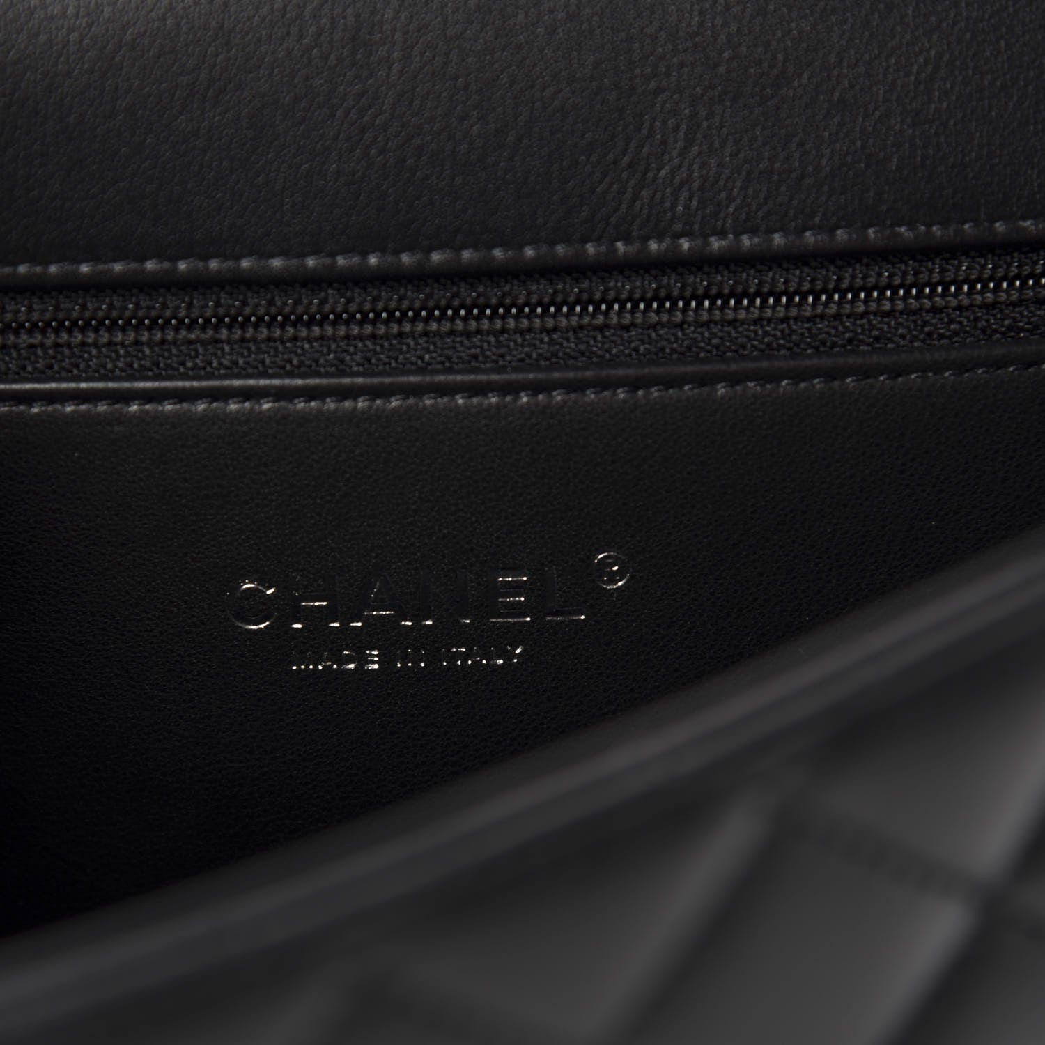 Chanel Lambskin Quilted Small CC Filigree Flap Black 9 of 11