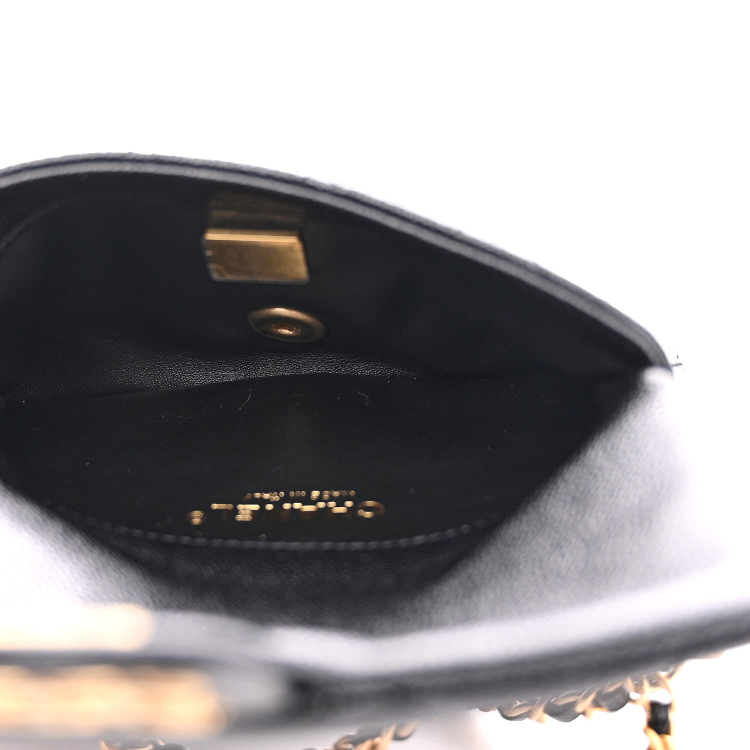 Chanel Shiny Caviar Pick Me Up Flap Belt Bag Black 5 of 12