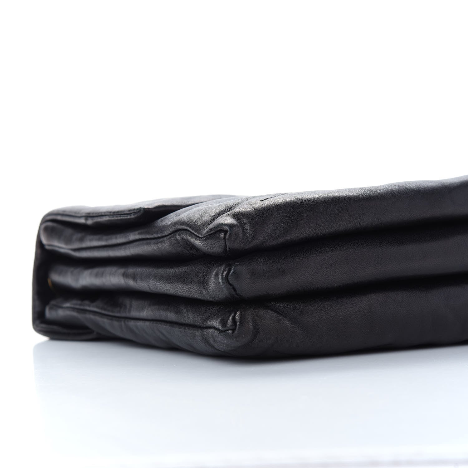 Lanvin Lambskin Quilted Medium Sugar Flap Shoulder Bag Black 7 of 8